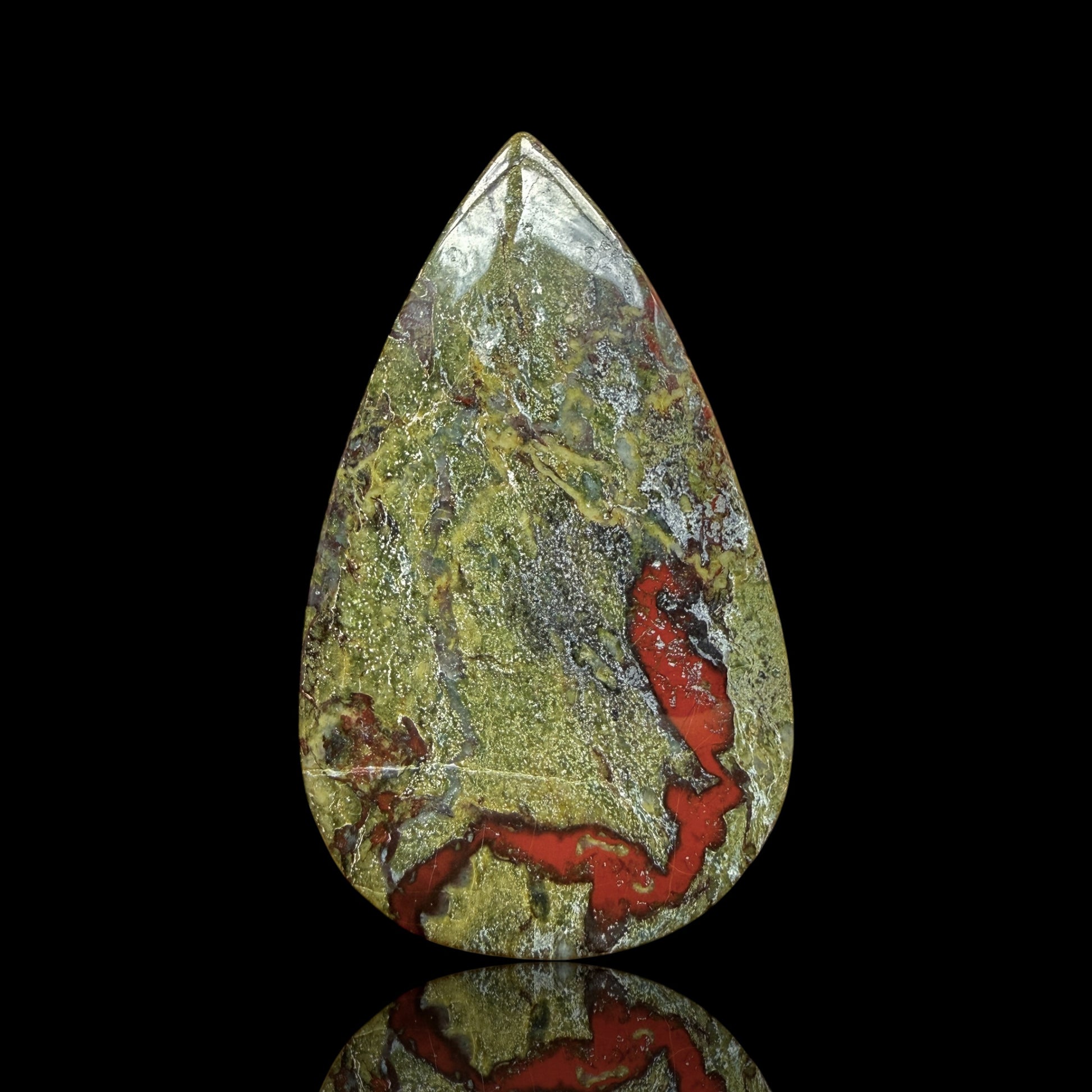 Cabochon Jaspe Sang de Dragon