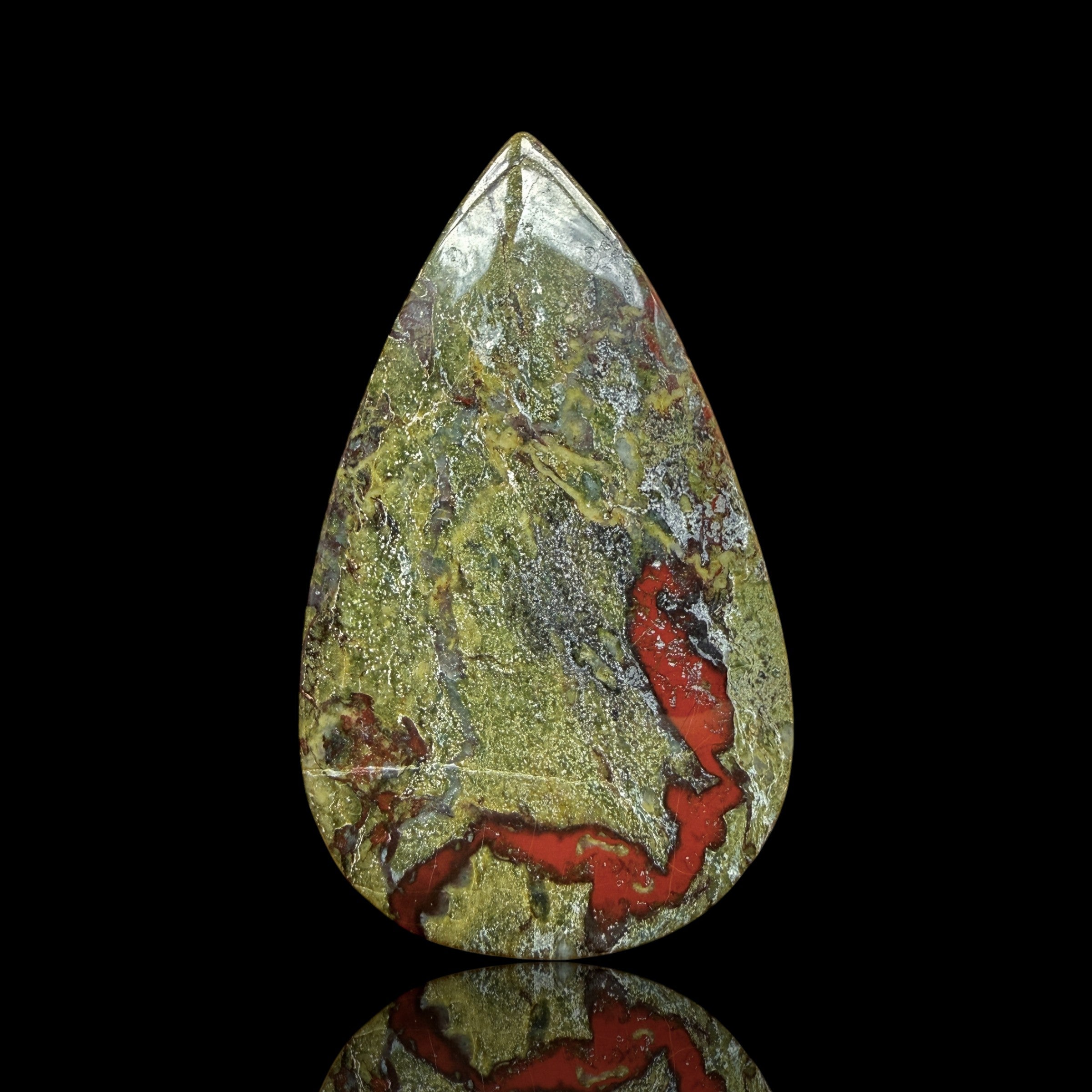 Cabochon Jaspe Sang de Dragon