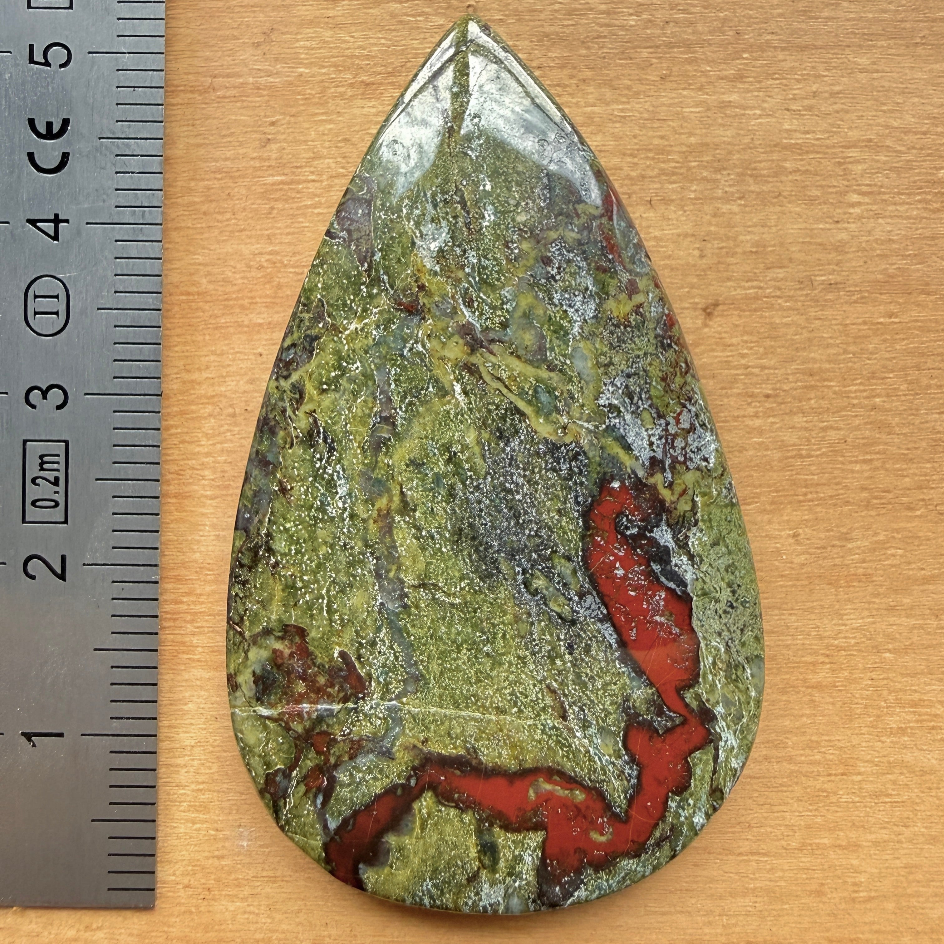 Cabochon Jaspe Sang de Dragon