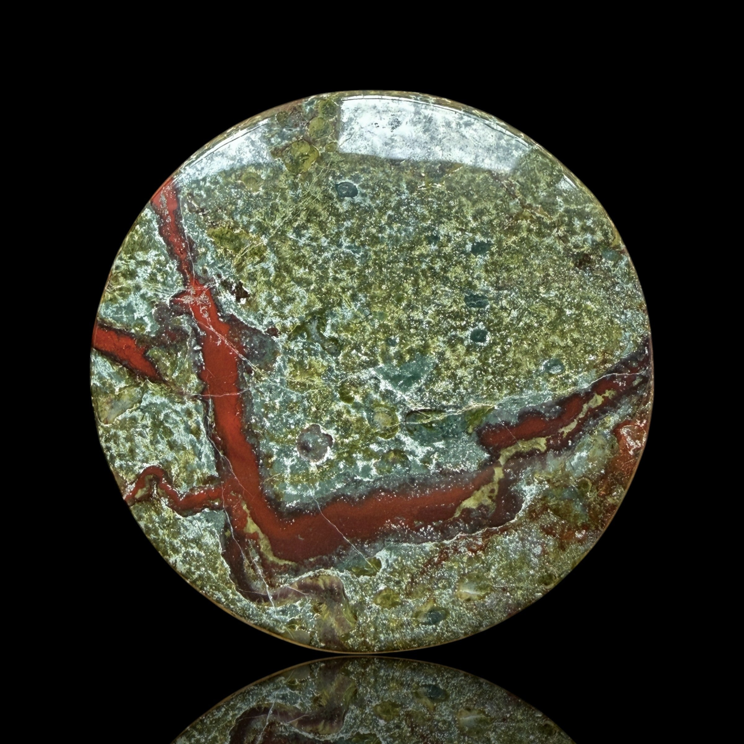 Cabochon Jaspe Sang de Dragon