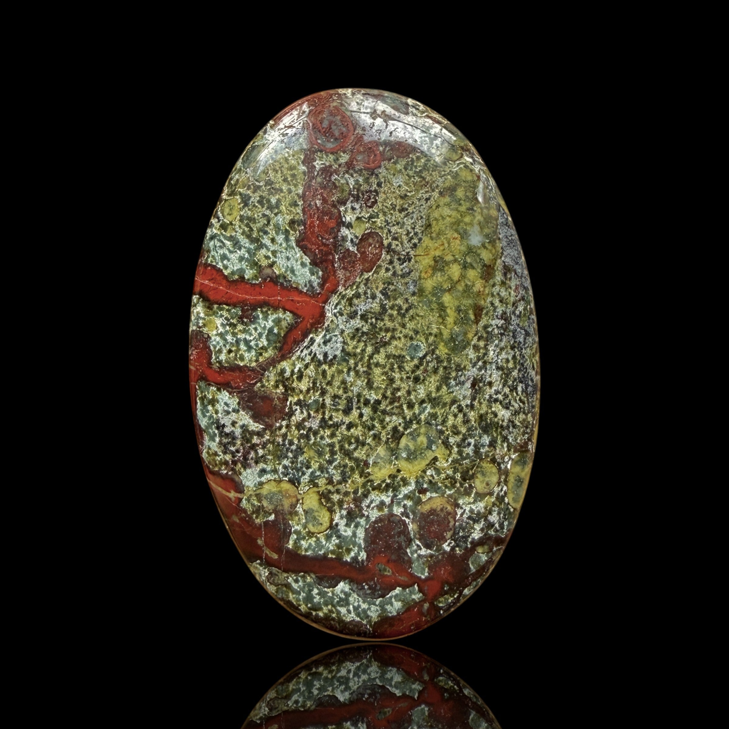 Cabochon Jaspe Sang de Dragon