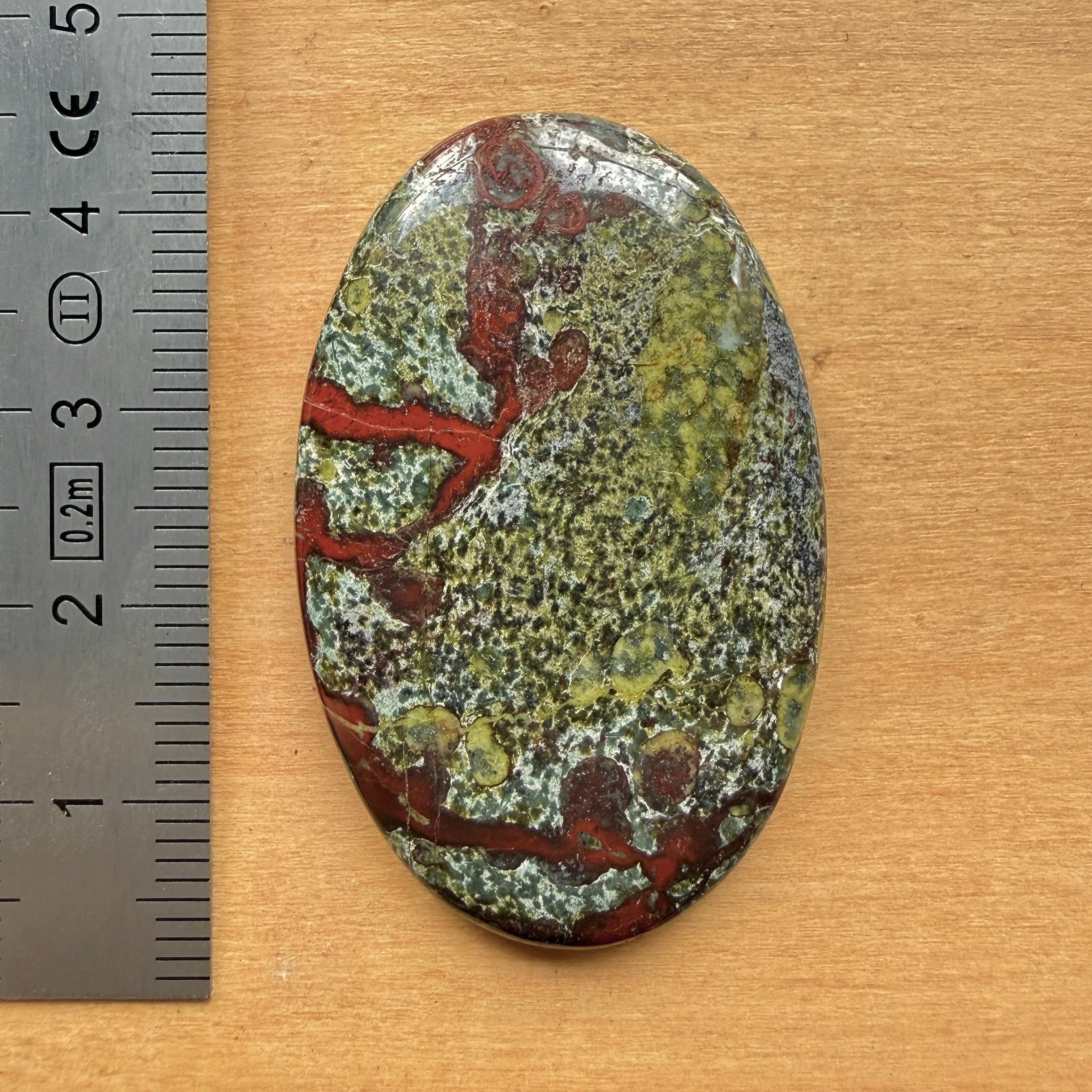 Cabochon Jaspe Sang de Dragon