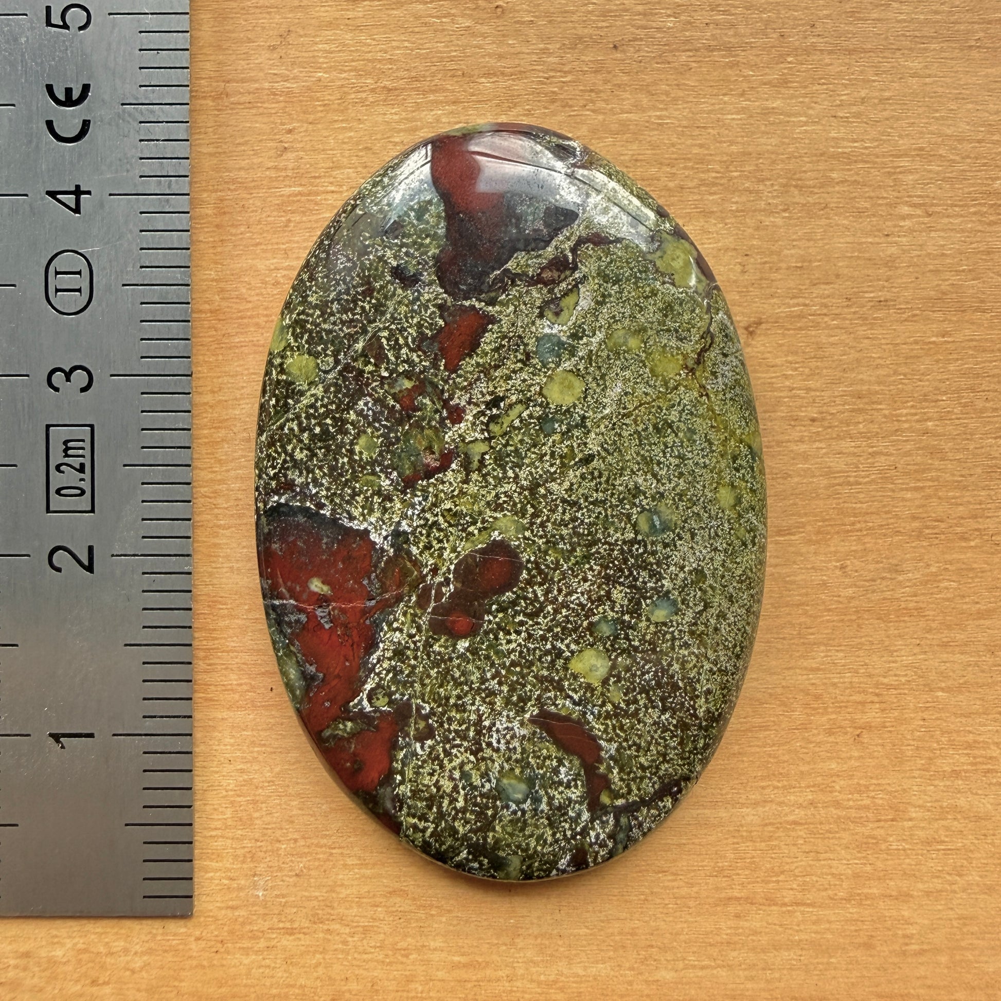 Cabochon Jaspe Sang de Dragon
