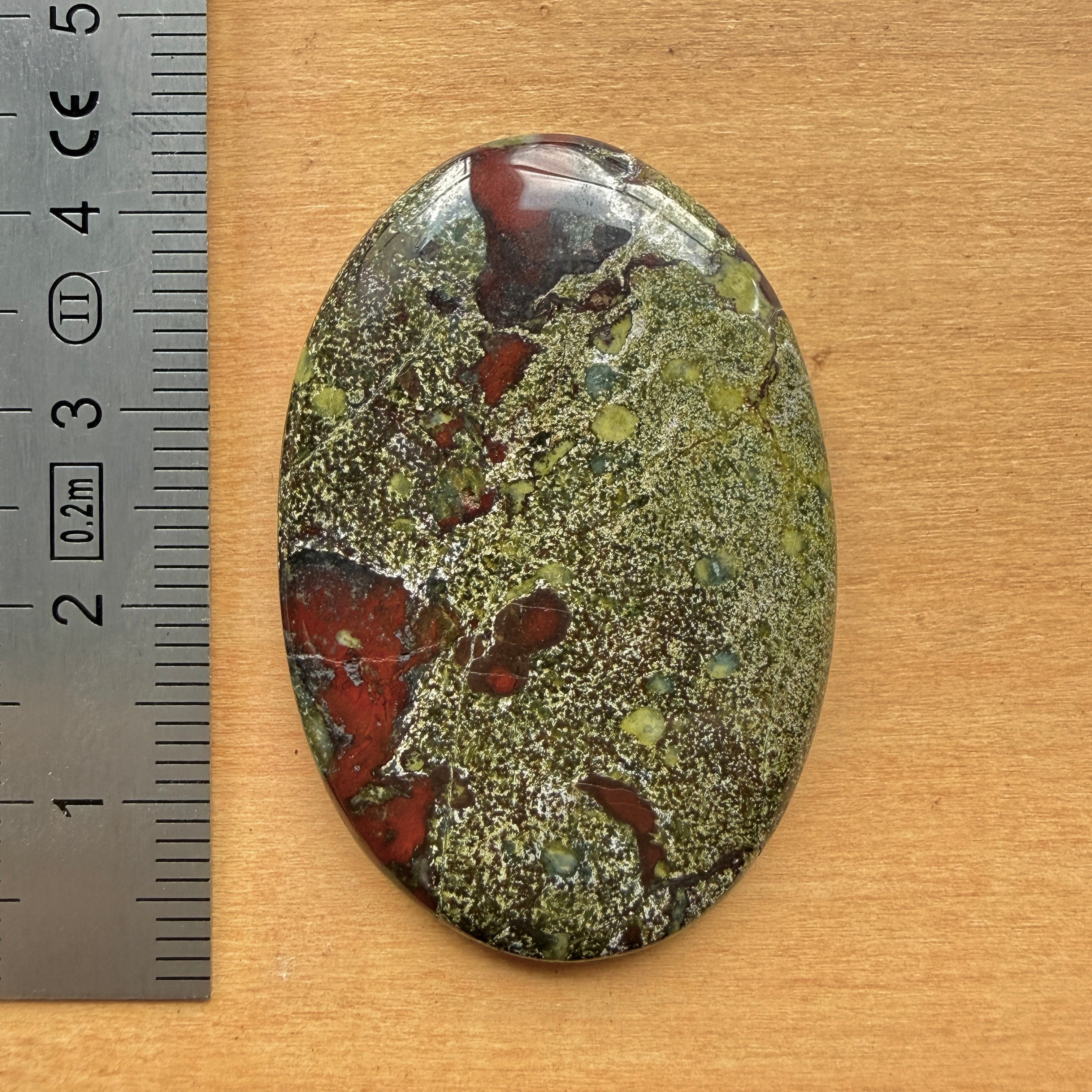 Cabochon Jaspe Sang de Dragon