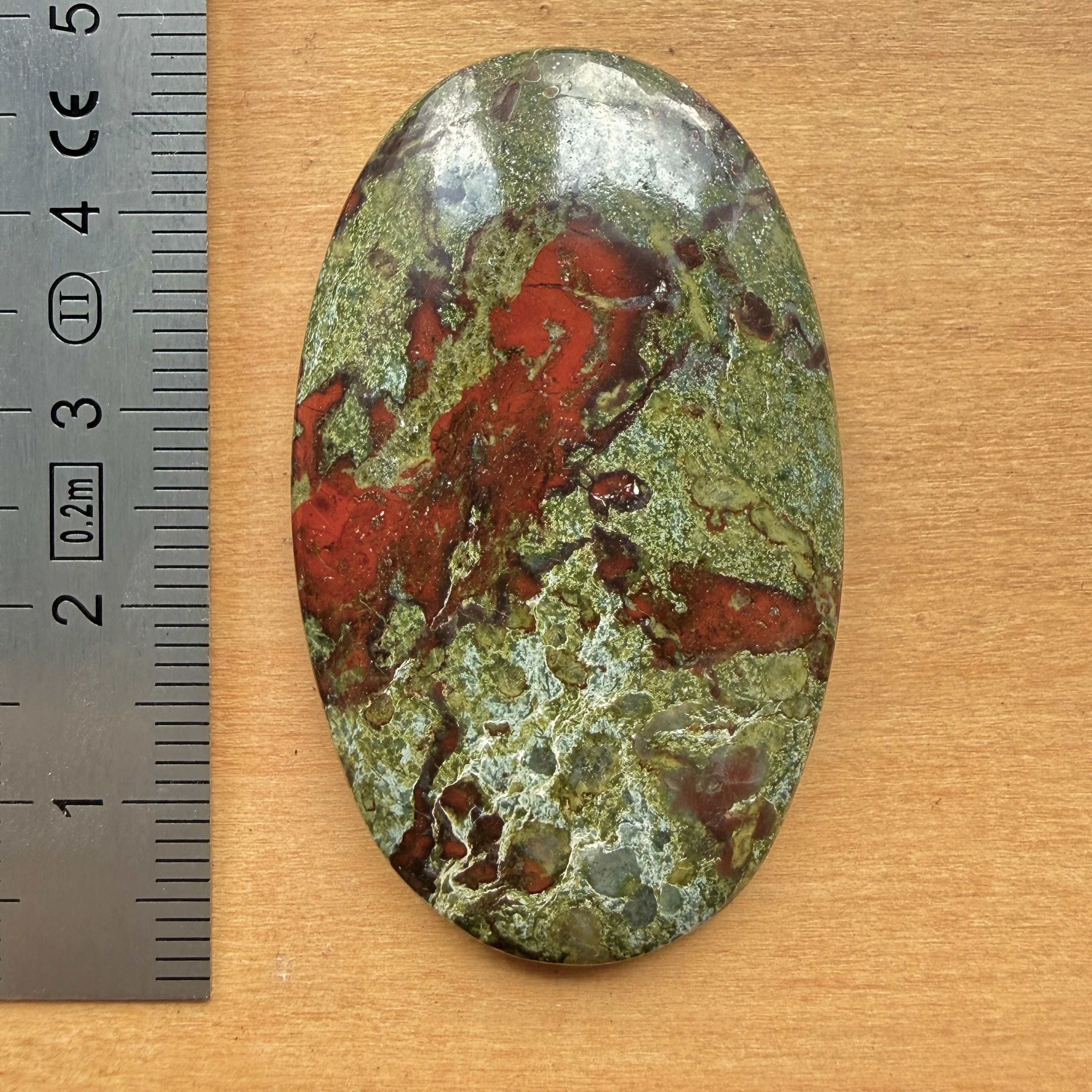Cabochon Jaspe Sang de Dragon