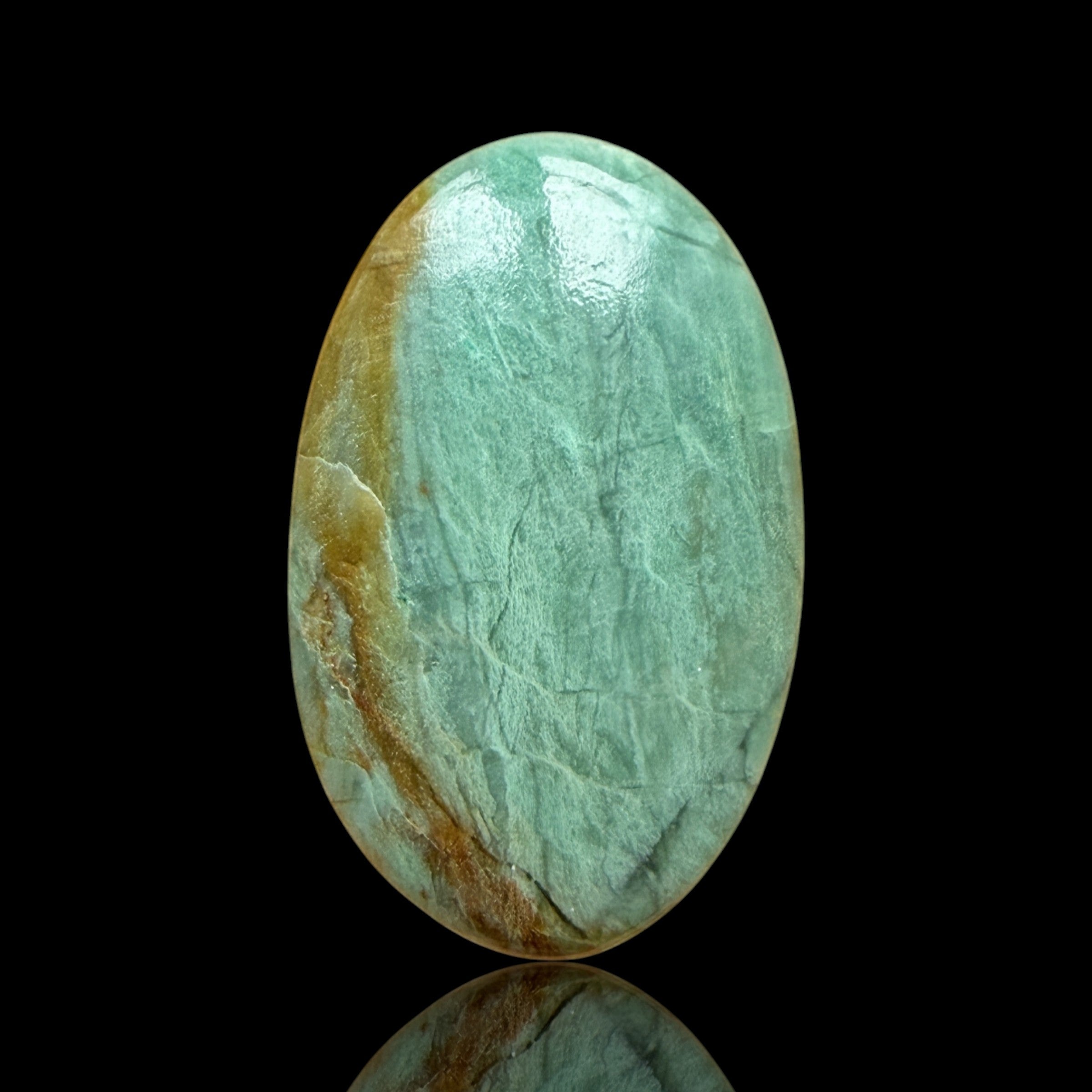 Cabochon Jaspe Gary Green