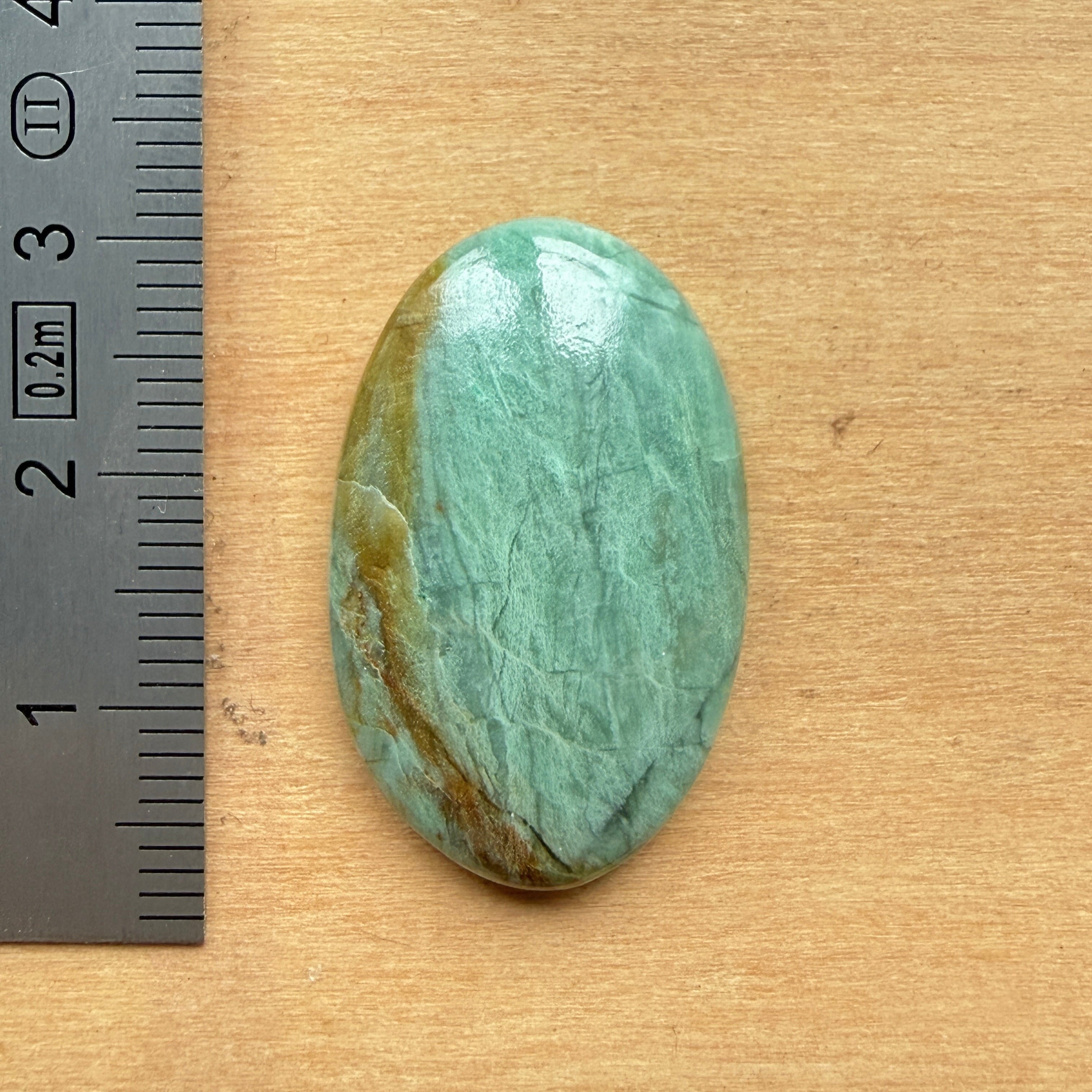 Cabochon Jaspe Gary Green