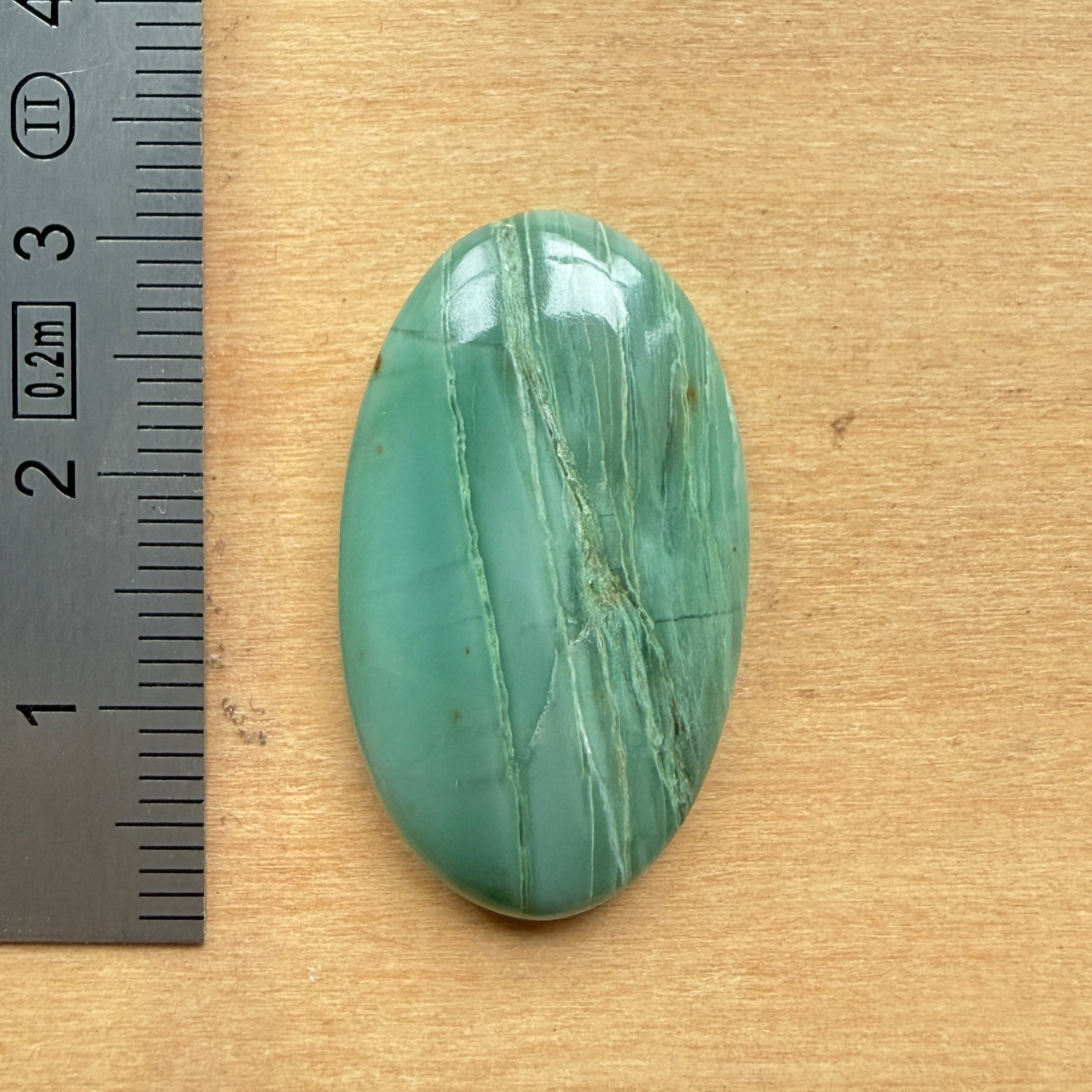 Cabochon Jaspe Gary Green