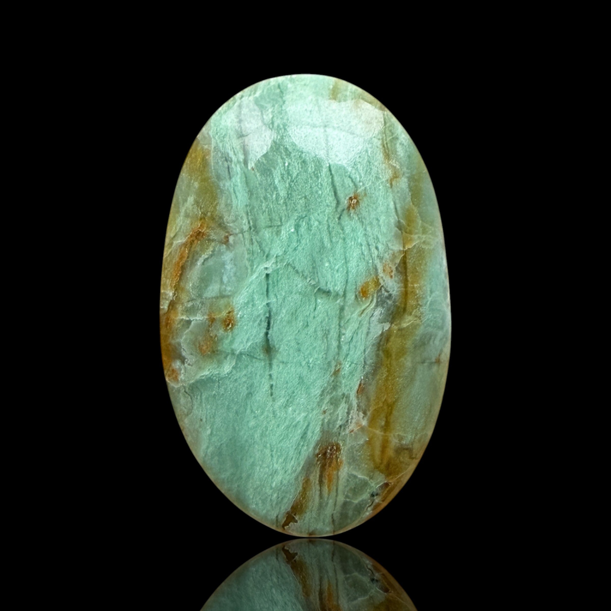 Cabochon Jaspe Gary Green