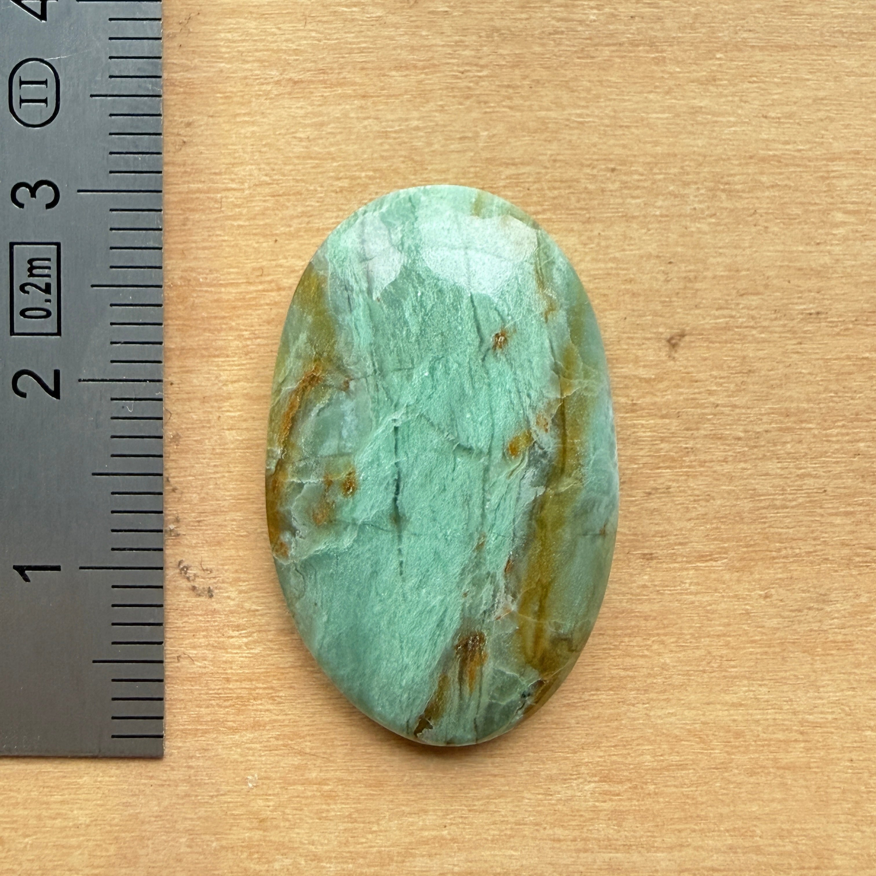 Cabochon Jaspe Gary Green