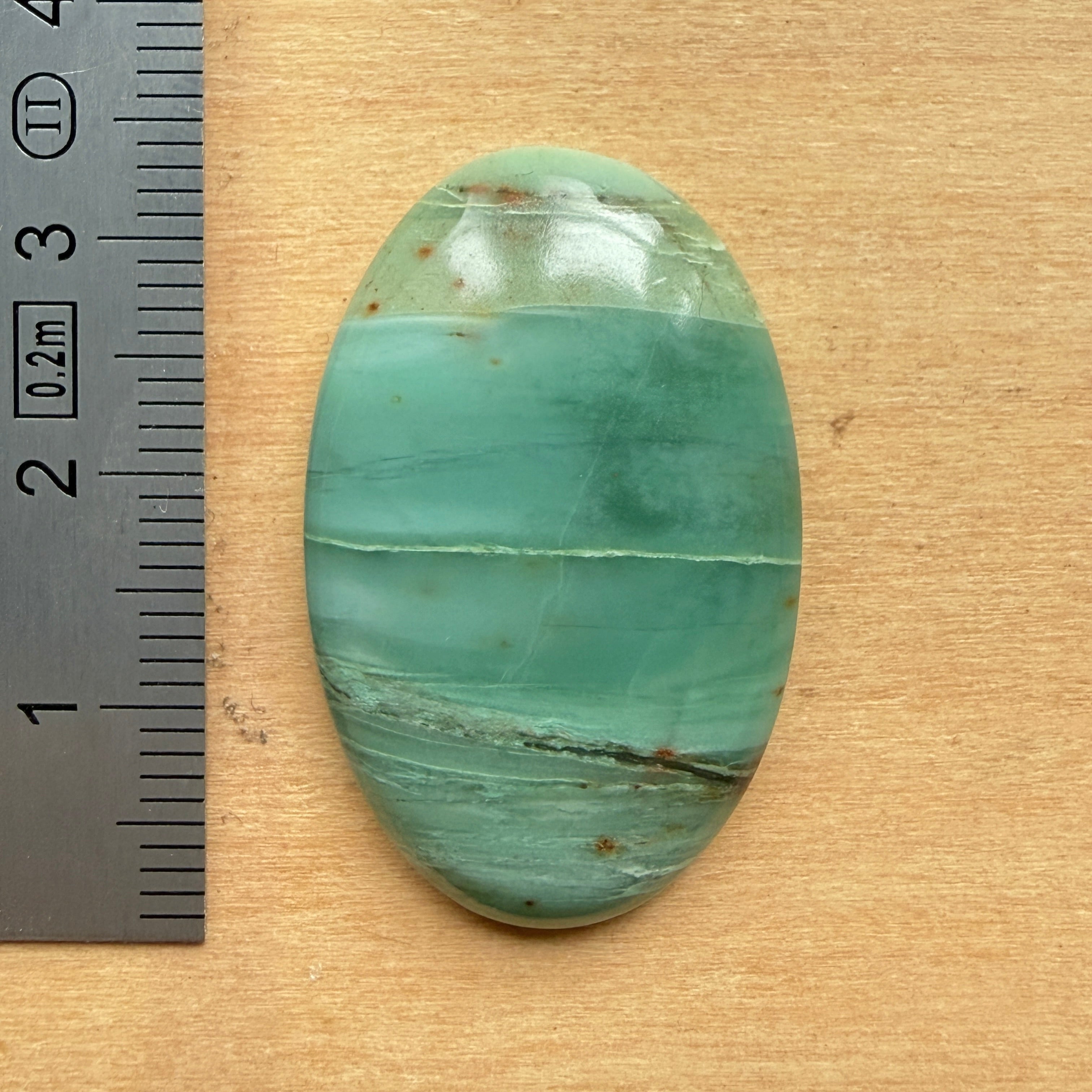 Cabochon Jaspe Gary Green