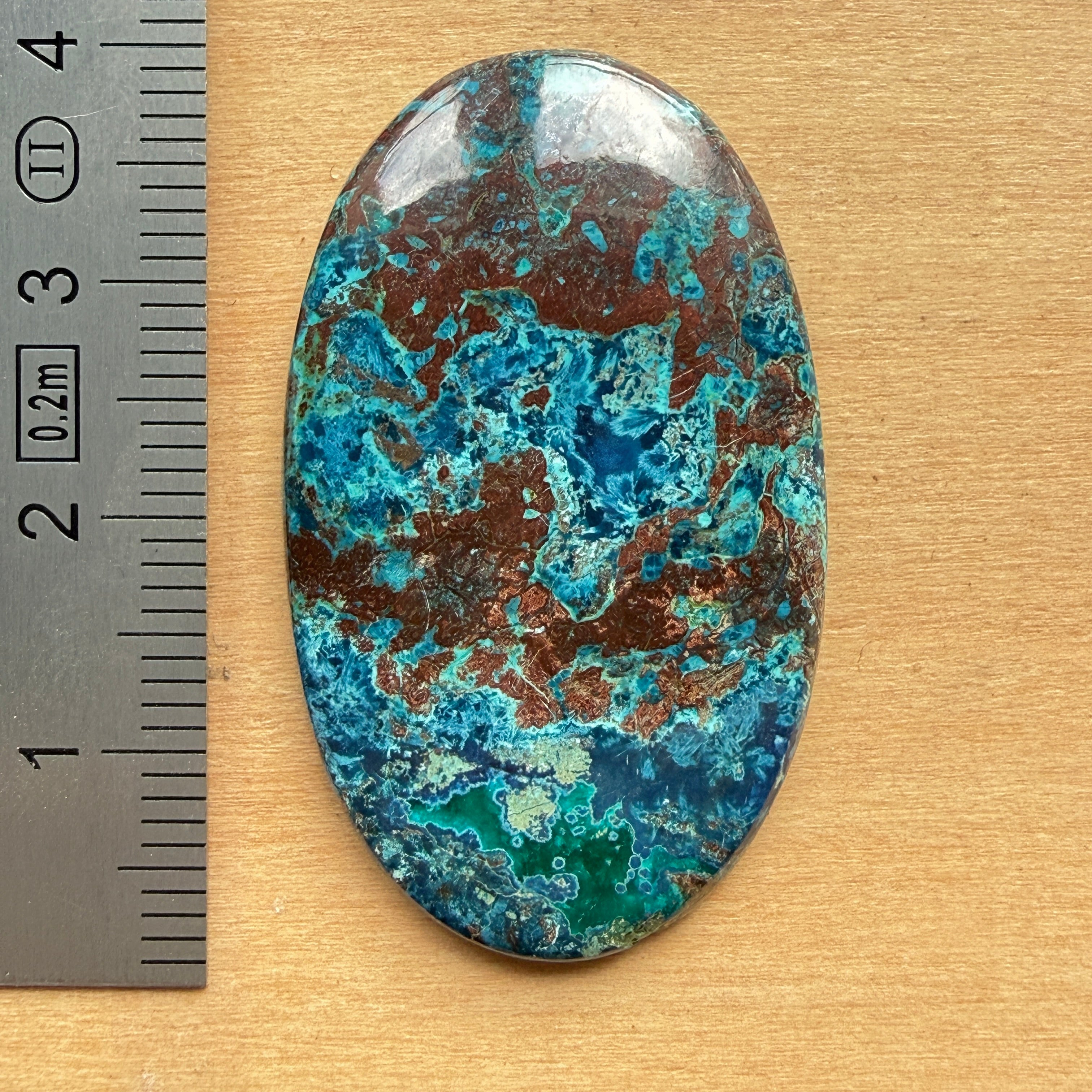 Cabochon Shattuckite