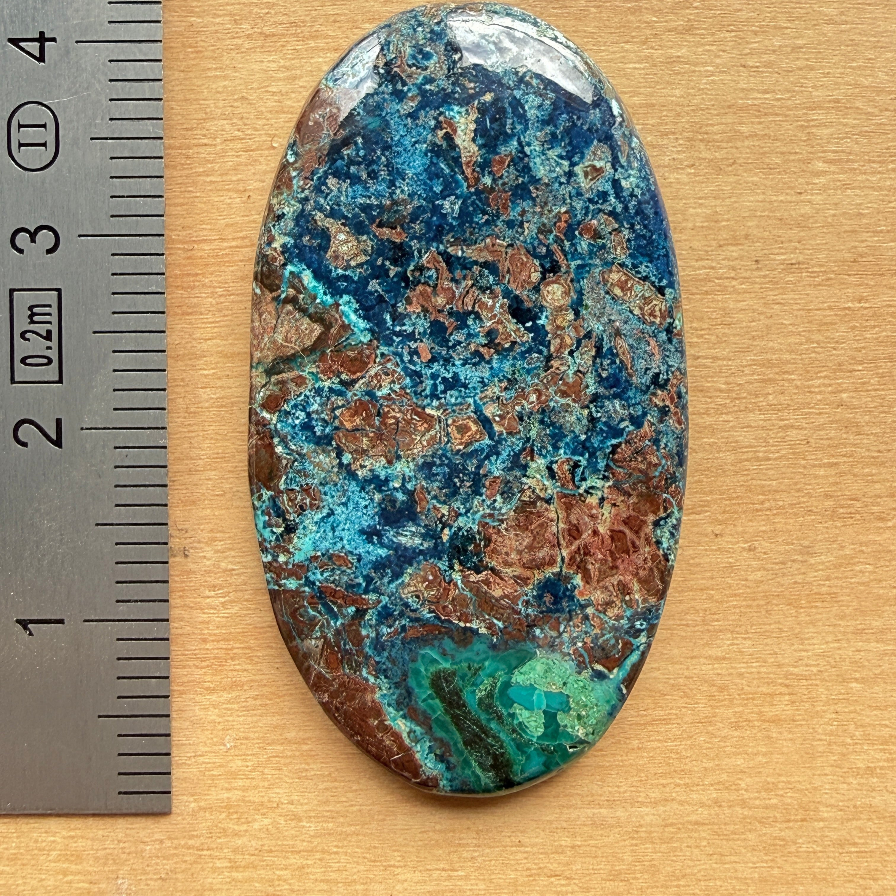 Cabochon Shattuckite